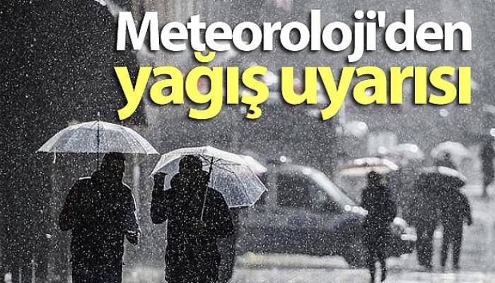 Meteoroloji'den yağış uyarısı