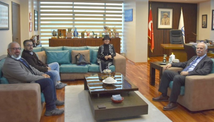 Çanakkale Gazeteciler Cemiyeti’nden Başkan Gökhan’a ziyaret