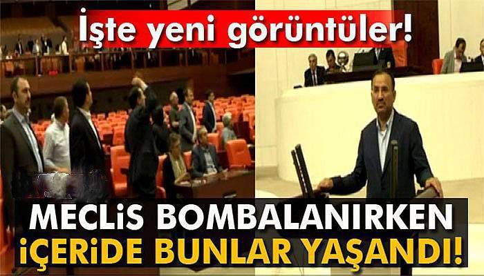 Meclis bombalanırken içeride bunlar yaşandı