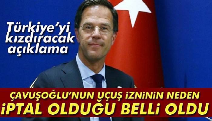 Hollanda Başbakanı Mark Rutte iptal kararına ilişkin konuştu