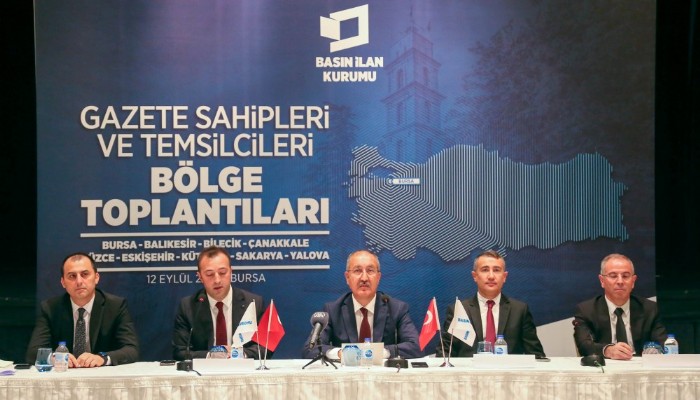 GAZETE SAHİPLERİ VE TEMSİLCİLERİ BÖLGE TOPLANTILARI BAŞLADI