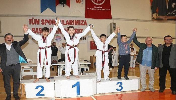 Bayramiç'te taekwondo şampiyonasına büyük ilgi