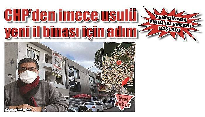 YENİ BİNADA YIKIM İŞLEMLERİ BAŞLADI