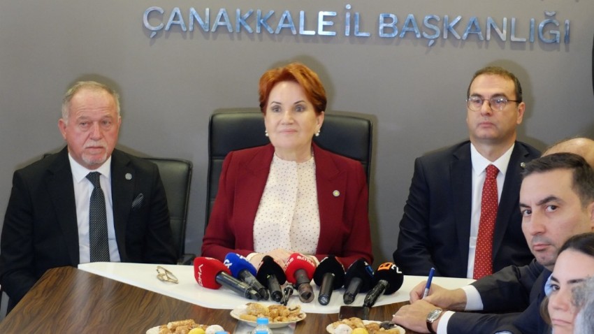 Meral Akşener 'Çanakkale Belediyesini Alacağız' (VİDEO)