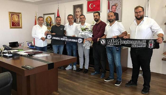 Beşiktaşlılardan Başkan Erdoğan’a ziyaret