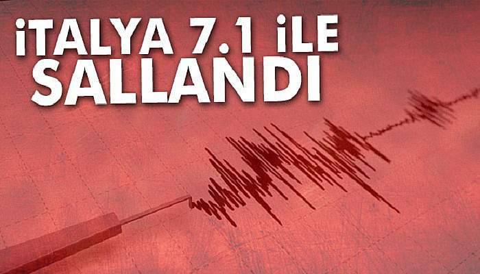 İtalya'da 7.1 büyüklüğünde deprem!