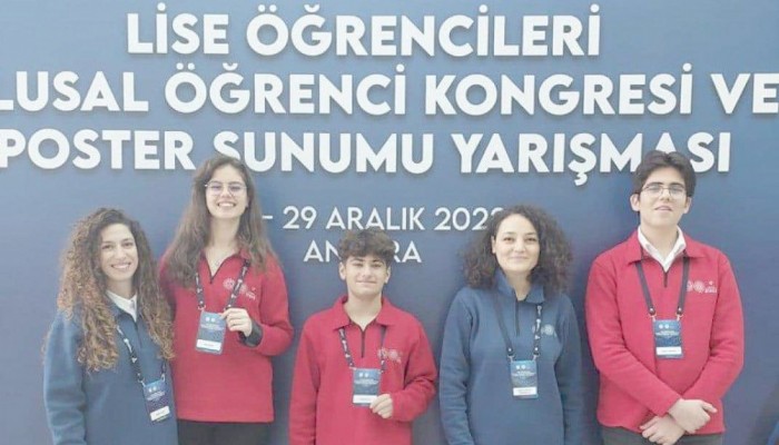 Merkez Çanakkale Anadolu Lisesi ‘Lise Öğrencileri Ulusal Öğrenci Kongresi Ve Poster Sunumu Yarışması’nda