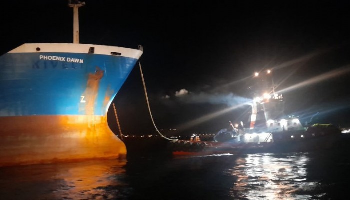 Çanakkale Boğazı'nda Gemi Arızalandı (VİDEO)
