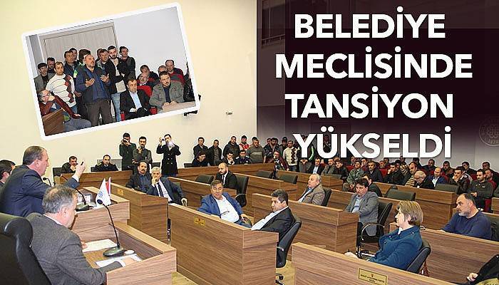 Kapalı pazar yeri, belediye meclisini gerdi