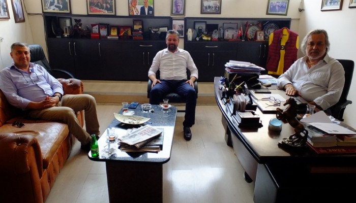 Bayramiç Belediye Başkanı ve Ziraat Odası Başkanından Boğaz Medya'ya Ziyaret