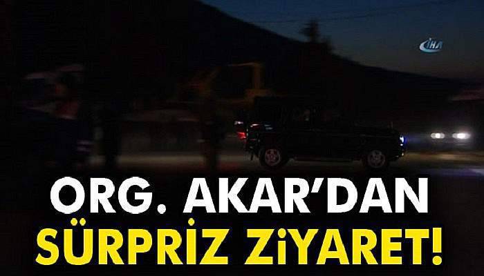 Akar’dan sürpriz ziyaret