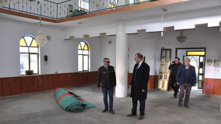 Tokatkırı Köy Camii'nde Gerçekleştirilen Tadilat İncelemesi