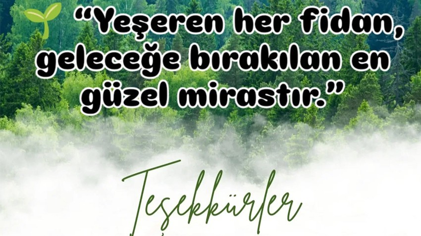 Hacıpehlivan Köyü’nden Yanan Ormanlara Fidan Bağışı
