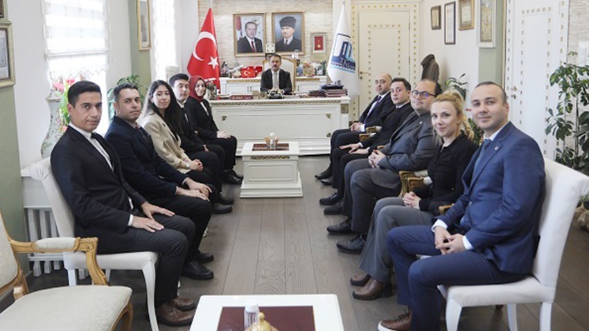 Ticaret İl Müdürlüğü Yeni Denetim Memurlarından Vali Aktaş’a ziyaret