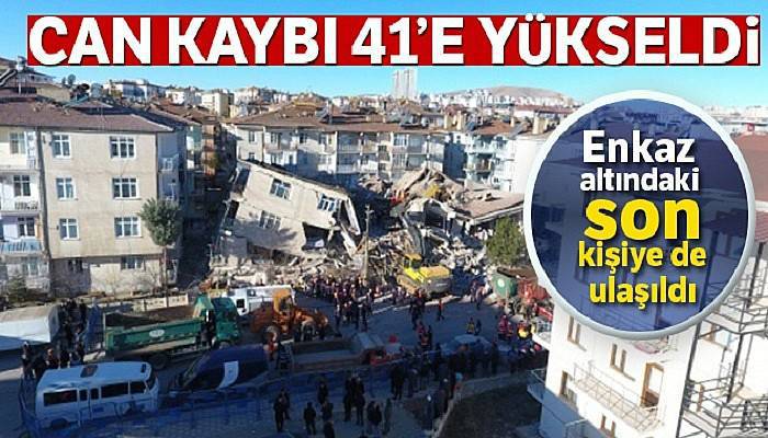 Elazığ depreminde can kaybı 41'e yükseldi
