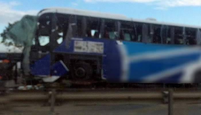 TEM’de otobüs devrildi: 1 ölü, 32 yaralı