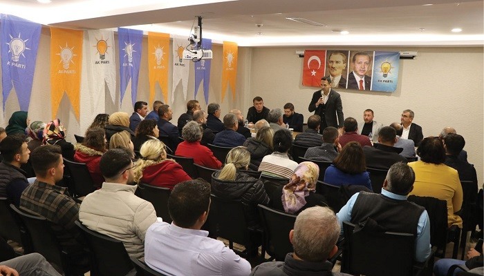 AK Parti yöneticileri Ayvacık’ta temaslarda bulundu