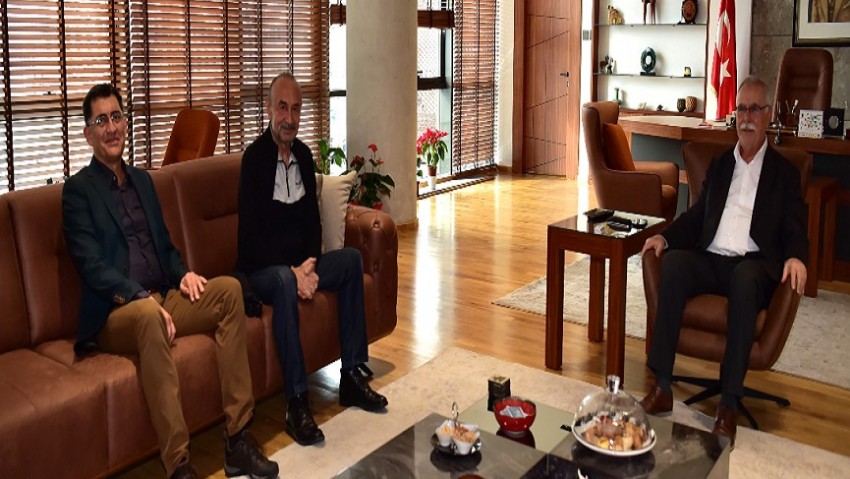ÇOMÜ Tıp Fakültesi Dekanından Başkan Gökhan’a Ziyaret
