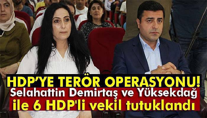 HDP'ye terör operasyonu