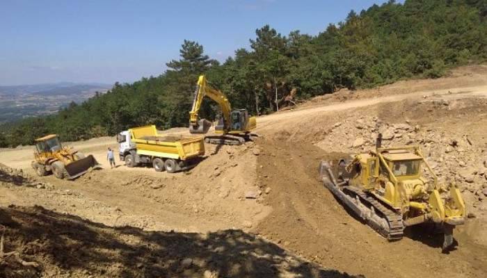 Terzialan-Kızılelma yolu çalışmaları devam ediyor