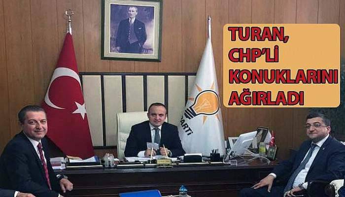 Bülent Turan’ın konuğu bu kez CHP’li heyet oldu