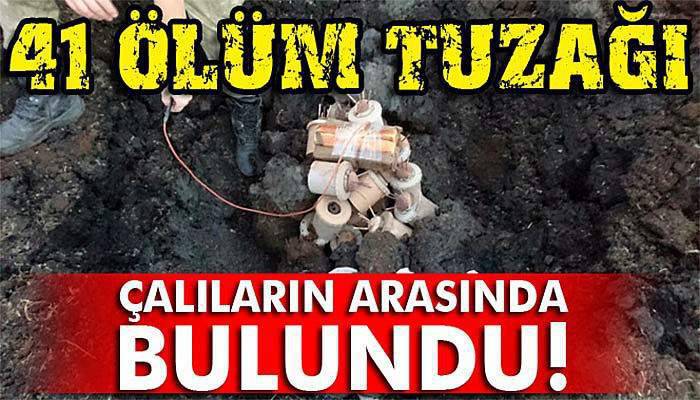 Hakkari’de 41 anti-personel mayını bulundu