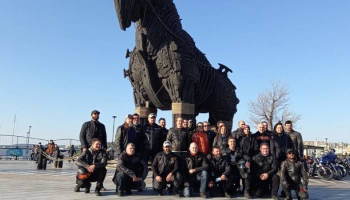 Çanakkale’de Harley rüzgarı esti