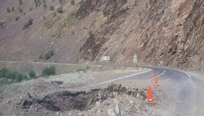 Çukurca karayolundaki tuzak imha edildi