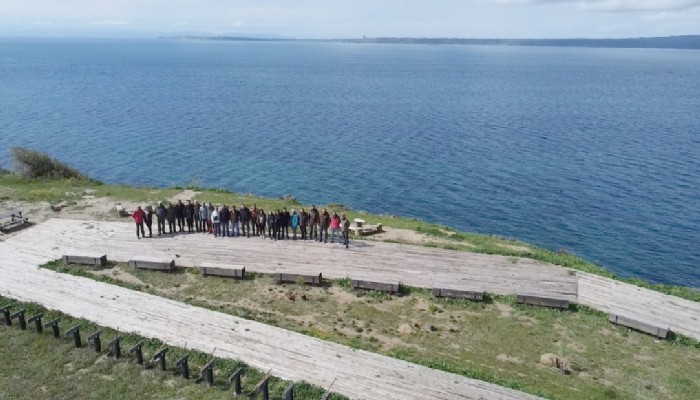 Çanakkale Bisiklet Platformu Üyeleri ÇARO Sonsuzluk Ormanı’na Fidan Dikti