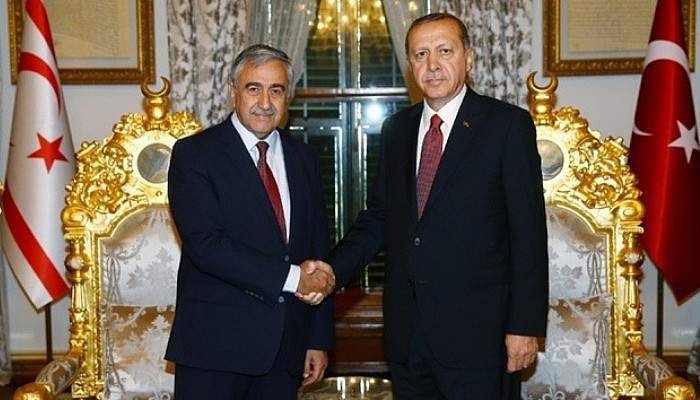 Erdoğan Akıncı’yla görüştü