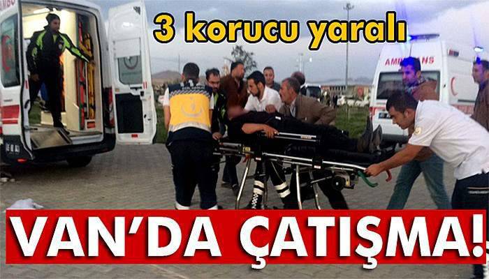  Başkale’de çatışma: 3 korucu yaralı