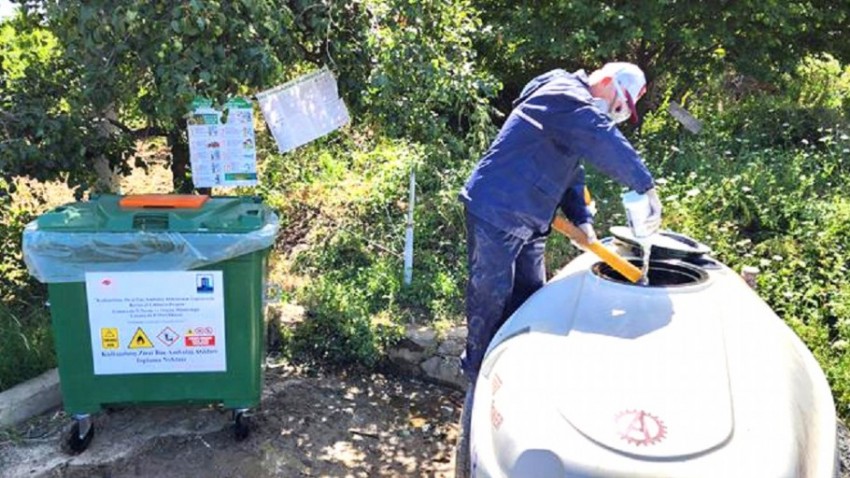 28 Bin 500 Kilogram Zirai Atık Ambalajı Bertaraf Edildi