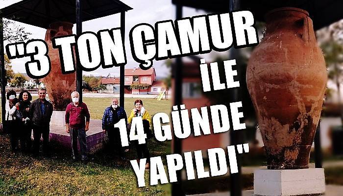 Türkiye’de topraktan tek parça olarak yapılmış en büyük çömlek küpüne büyük ilgi