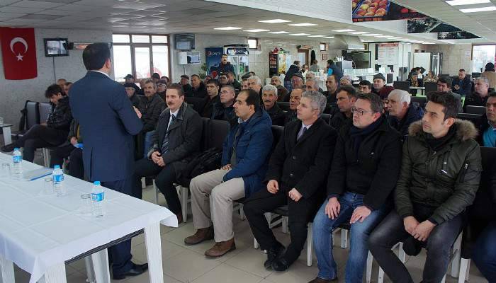 Lapseki'de tarım sigortası bilgilendirme toplantısı