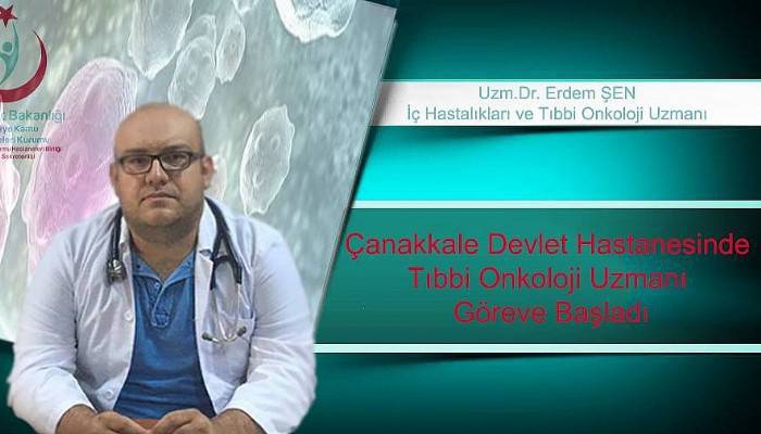 Devlet hastanesinde onkoloji uzmanı göreve başladı 