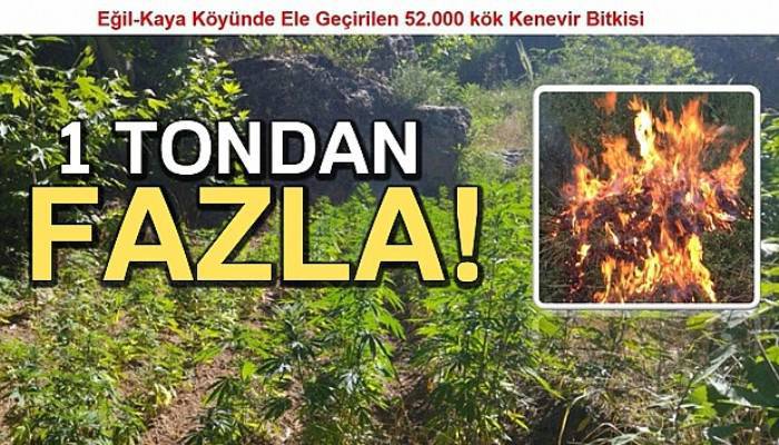 Diyarbakır’da 1 tondan fazla uyuşturucu ele geçirildi!