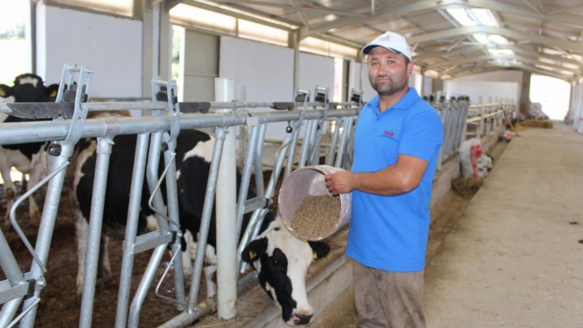 TKDK desteği ile Biga'da süt üretimi modernleşiyor