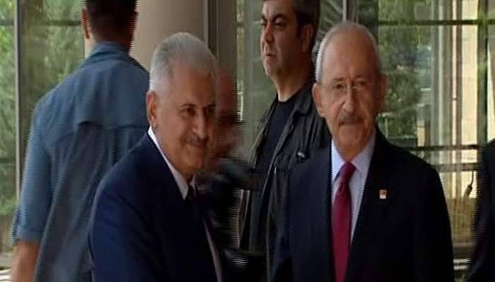 Başbakan Yıldırım, CHP Genel Merkezi’nde