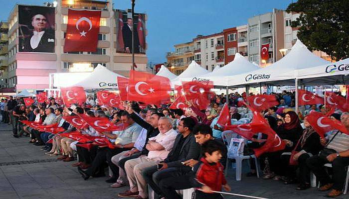 Çanakkale'de demokrasi nöbeti sona erdi (VİDEO)