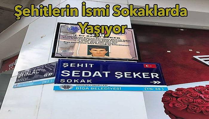 Şehitlerin ismi sokaklarda yaşıyor
