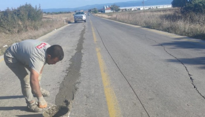 BETON YOL ONARILDI