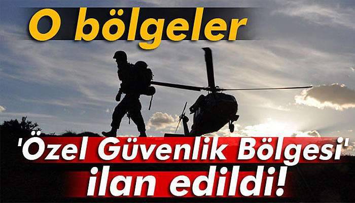 Bingöl'de 15 alan özel güvenlik bölgesi ilan edildi