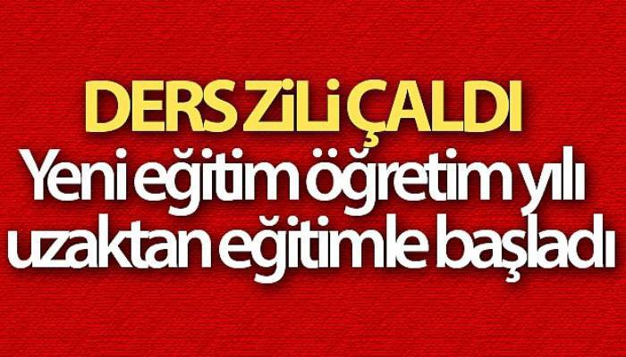 Ders zili çaldı: Yeni eğitim-öğretim yılı uzaktan eğitimle başladı