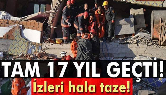 Marmara Depremi’nin 17. yıldönümü
