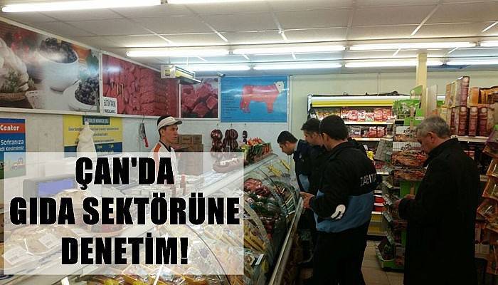 Çan'da Gıda Sektörüne Denetim!