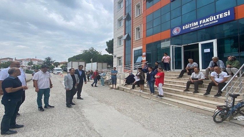 Vali Aktaş, Yükseköğretim Kurumları Sınavı kapsamında ÖSYM temsilciliğini ziyaret etti.