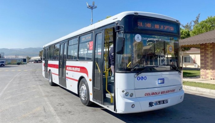 İzmir Büyükşehir Belediyesinden Gelibolu Belediyesine Otobüs Hibe Edildi