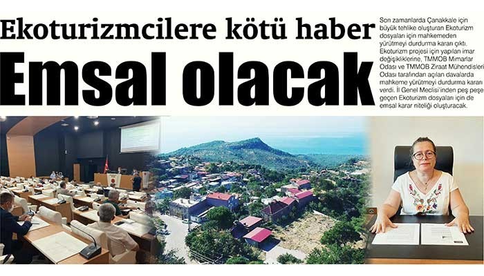 Ekoturizmcilere kötü haber! Emsal karar olacak