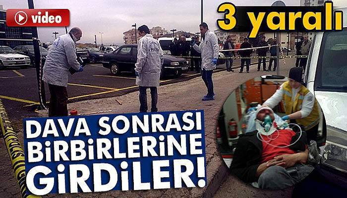 Adliye önünde silahlı kavga :3 Yaralı