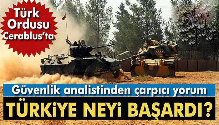 Gürcan: Türkiye şu anda başarmış gözüküyor